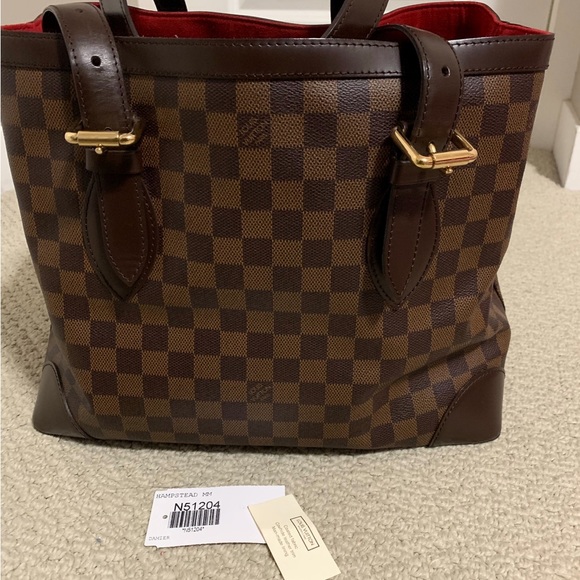SOLD Louis Vuitton Damier Ebene Tote Bag - Picture 4 of 11